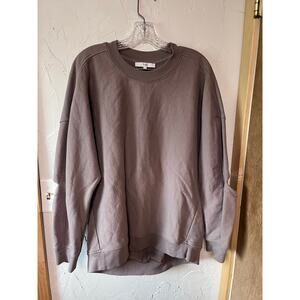 Tibi Cocoon Crewneck Sweatshirt Sz L
